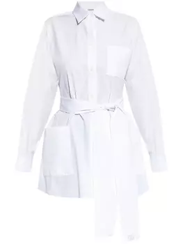 Блузка с поясом LOEWE, белый