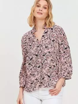 Блузка с принтом byflaminia B.Young, розовый