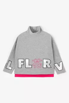 Блузка с принтом Gulliver, серый