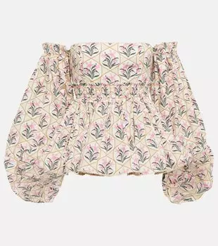 Блузка с принтом Jamaica AGUA BY AGUA BENDITA, разноцветный