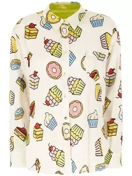 Блузка с принтом Matim, белый