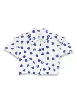 Блузка с принтом Monnalisa, белый