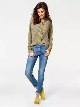 Блузка с принтом RICK CARDONA by Heine, серый