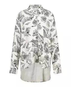 Блузка с принтом свободного кроя застегивается на спинку Sportalm, мультиколор