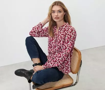 Блузка с принтом Tchibo