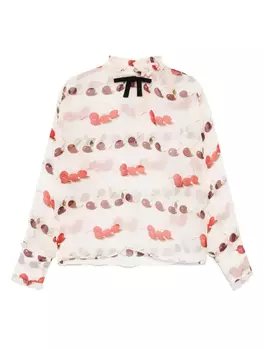 Блузка с принтом вишни N21, нейтральный