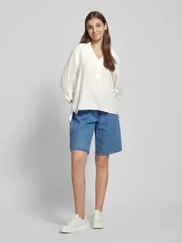 Блузка с регулируемой длиной рукава QS, белый