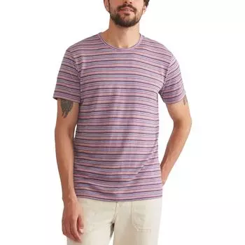 Блузка с рубчиковым узором в полоску Marine Layer, мультиколор