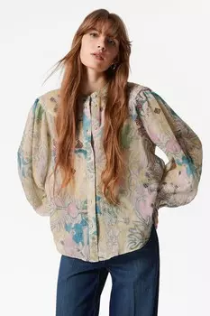 Блузка с рукавами-фонариками & Other Stories, мультиколор