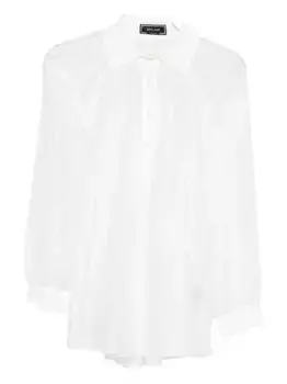 Блузка с рукавами-фонариками STYLAND, белый