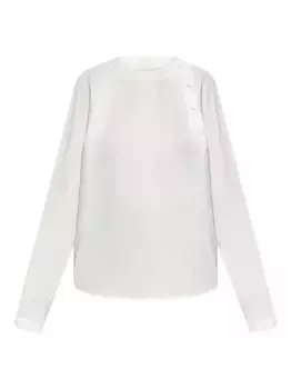 Блузка с рукавами реглан EMPORIO ARMANI, белый