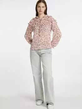 Блузка с рюшами Dreimaster, розовый