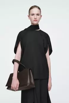 Блузка с шарфом COS, графитовый