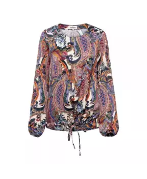 Блузка с узором пейсли &Co Woman, мультиколор