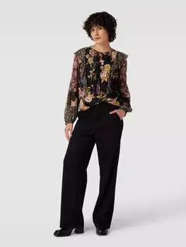 Блузка с узором по всей поверхности, модель 'RILYNN' Lauren Ralph Lauren, черный