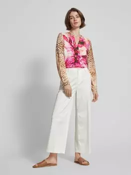 Блузка с V-образным вырезом Emily Van den Bergh, розовый