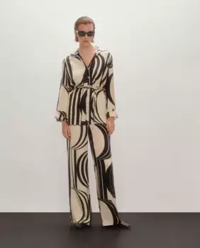 Блузка с V-образным вырезом и рукавами Woman Limited El Corte Ingls, белый