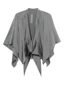 Блузка с V-образным вырезом Rick Owens, зеленый