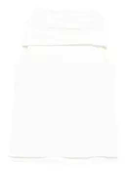 Блузка с воротником-хомутом Another Tomorrow, белый