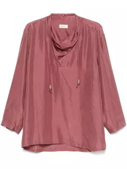 Блузка с воротником-шалькой LEMAIRE, розовый