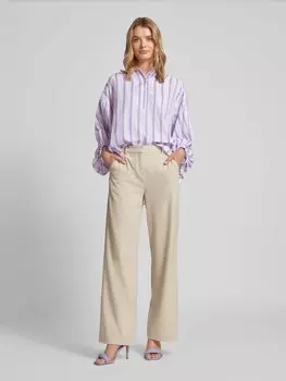 Блузка с воротником-стойкой модель «Релинда» Lieblingsstck, сиреневый