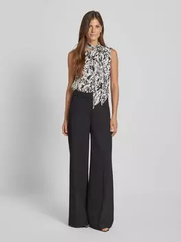 Блузка с воротником-стойкой Patrizia Pepe, черный