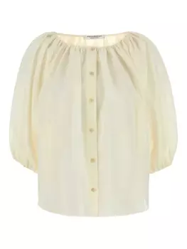 Блузка с вырезом-лодочкой Philosophy Di Lorenzo Serafini, нейтральный