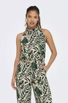 Блузка с вырезом на спине Jdy, зеленый