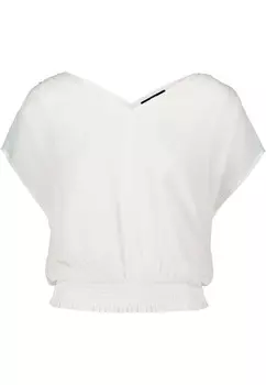Блузка с вырезом сзади Zero, белый