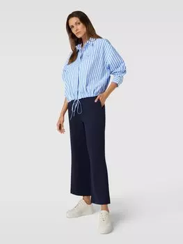 Блузка с вышитым логотипом Tommy Hilfiger, синий