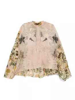 Блузка с вышивкой Biyan, желтый