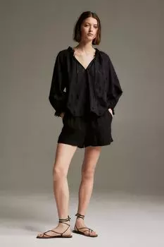 Блузка с вышивкой бродери H&M