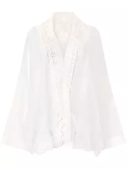 Блузка с вышивкой Genny, белый