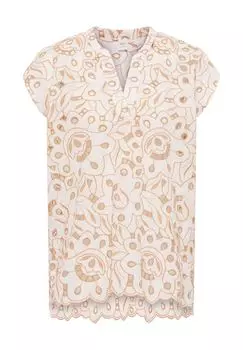 Блузка с вышивкой «Луверс» СВОБОДНОГО ФИТА ETERNA