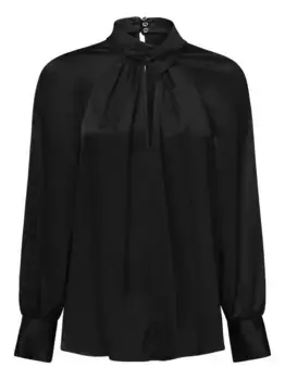 Блузка с высоким воротником Marciano, черный