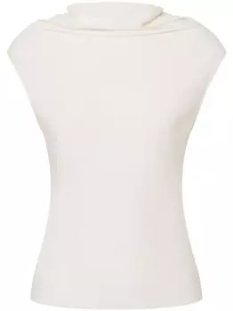 Блузка с высоким воротником Philosophy Di Lorenzo Serafini, белый