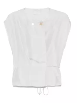 Блузка с запахом Forte Forte, серый