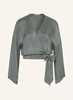 Блузка с запахом MANDALA, цвет PETROL