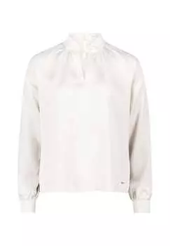 Блузка с застежкой-молнией и воротником-стойкой Betty & Co, бежевый