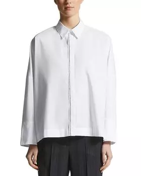 Блузка с застежкой спереди Peserico, белый