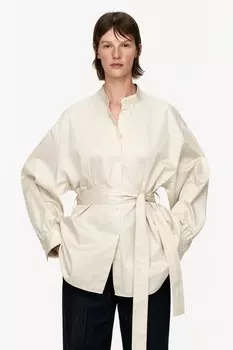 Блузка с завязками Arket, белый