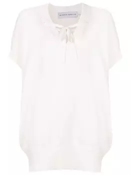 Блузка с завязками Gloria Coelho, белый