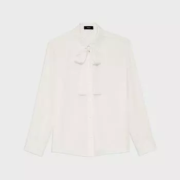 Блузка с завязками из шелкового жоржета Theory