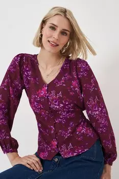 Блузка с завязками на спине lola Crew Clothing Company, розовый