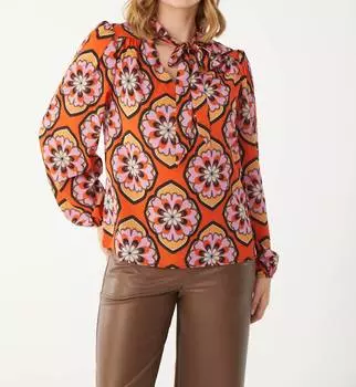 Блузка с завязкой на шее в стиле Золушки ISLE by Melis Kozan, цвет cinderella