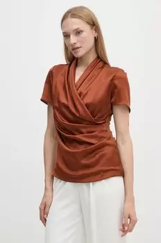 Блузка Sandro Ferrone, оранжевый