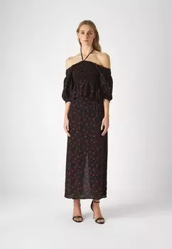 Блузка Sanvie Gestuz, непринужденный черный/красный