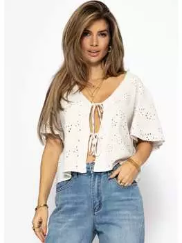 Блузка SASSYCLASSY, бежевый