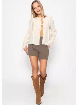 Блузка SASSYCLASSY, цвет hellbeige