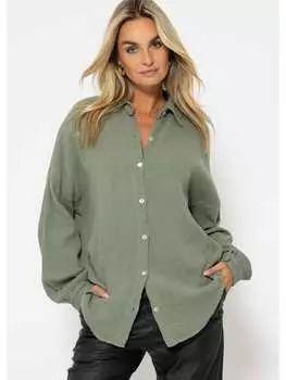 Блузка SASSYCLASSY, хаки